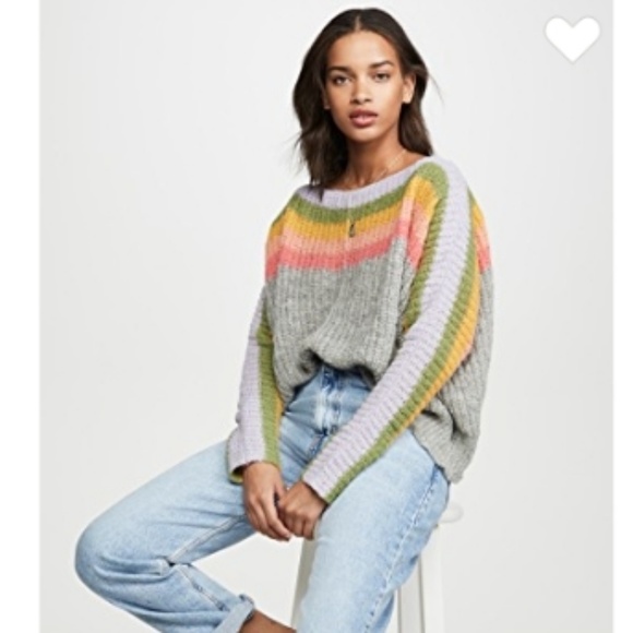 FREE PEOPLE | See The Rainbow Sweater NEW - Picture 2 of 11